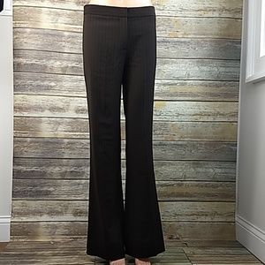 BCBGMaxAzria Brown Pinstriped Pants